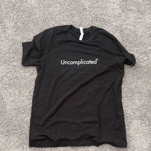 Uncomplicated® Men's Black Graphic Tee